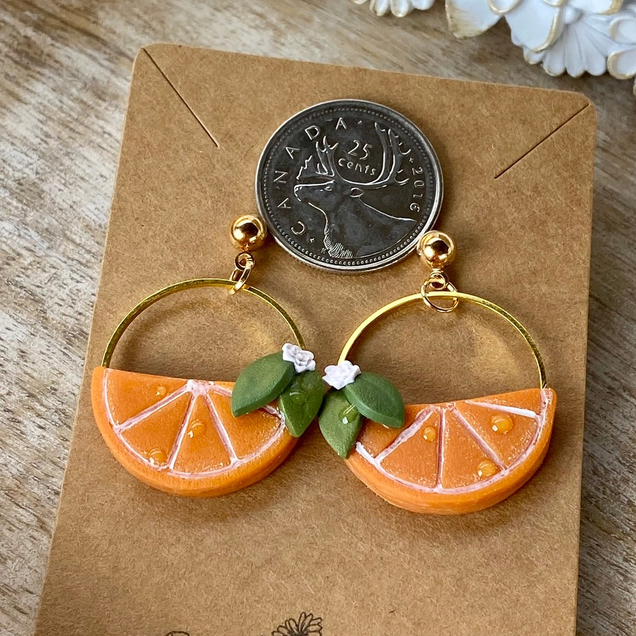 Citrus Slice Hoops