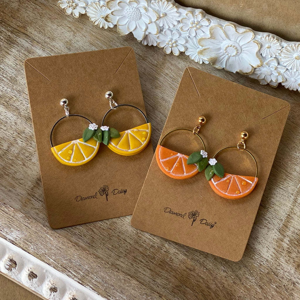 Citrus Slice Hoops