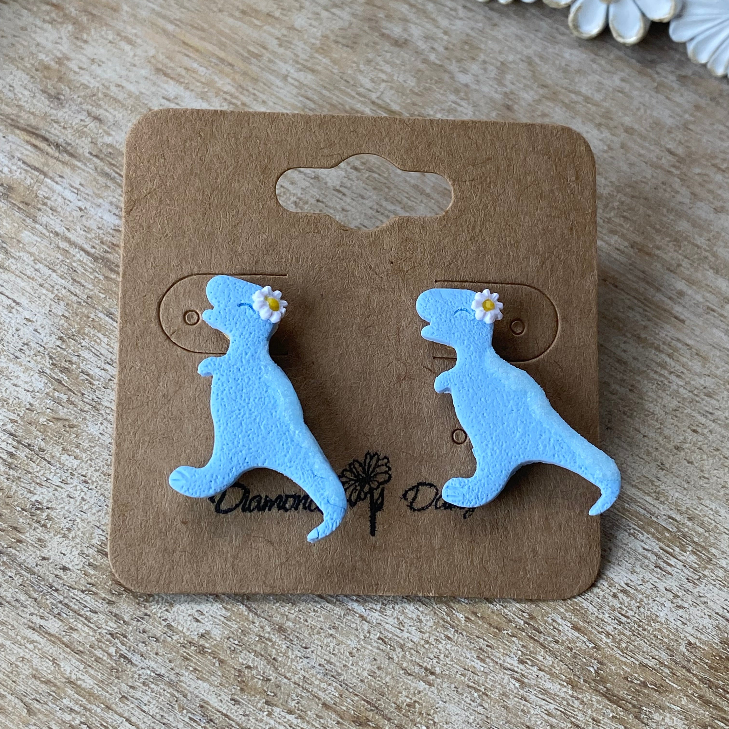 Glowing T-Rex Studs