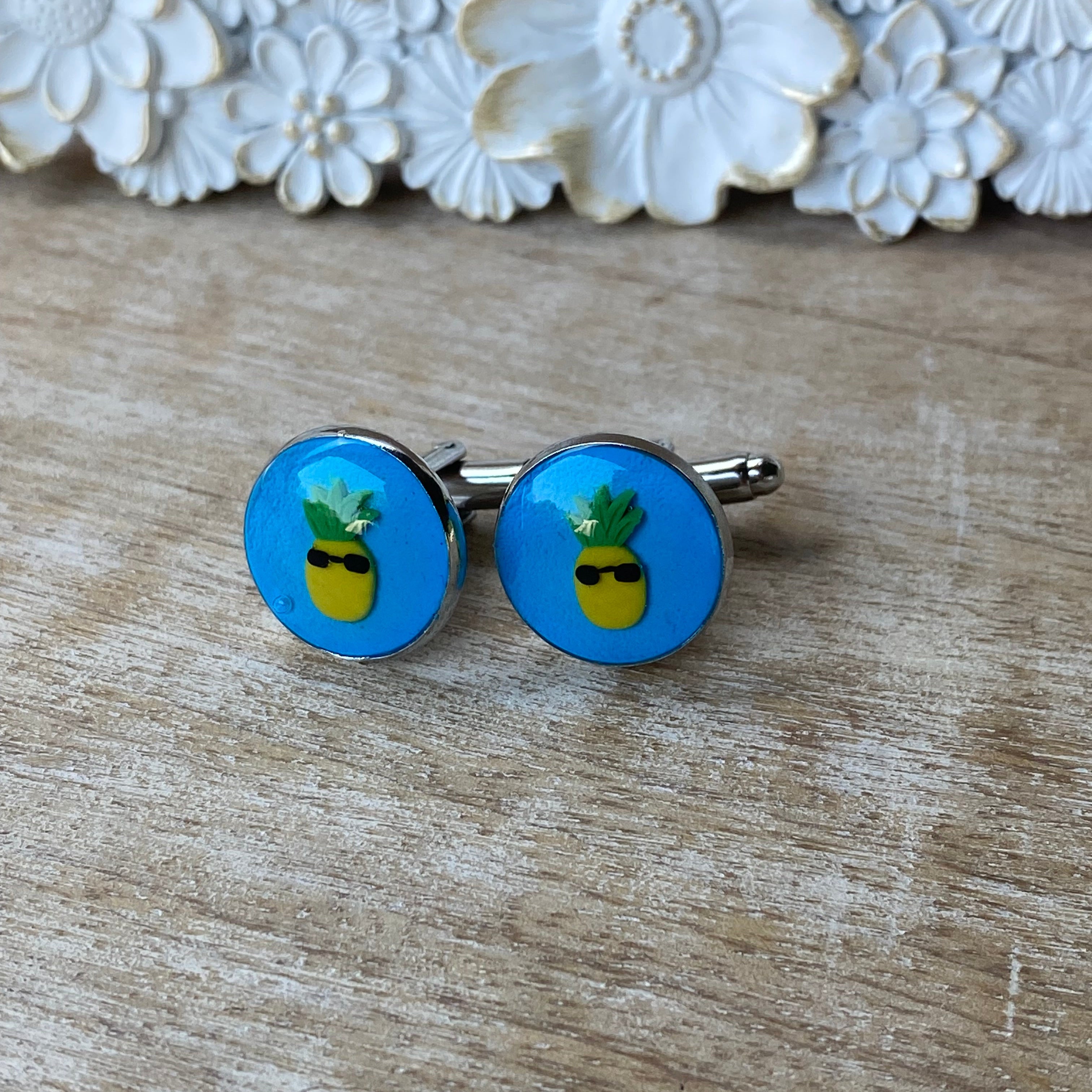 Shady Pineapple Cufflinks