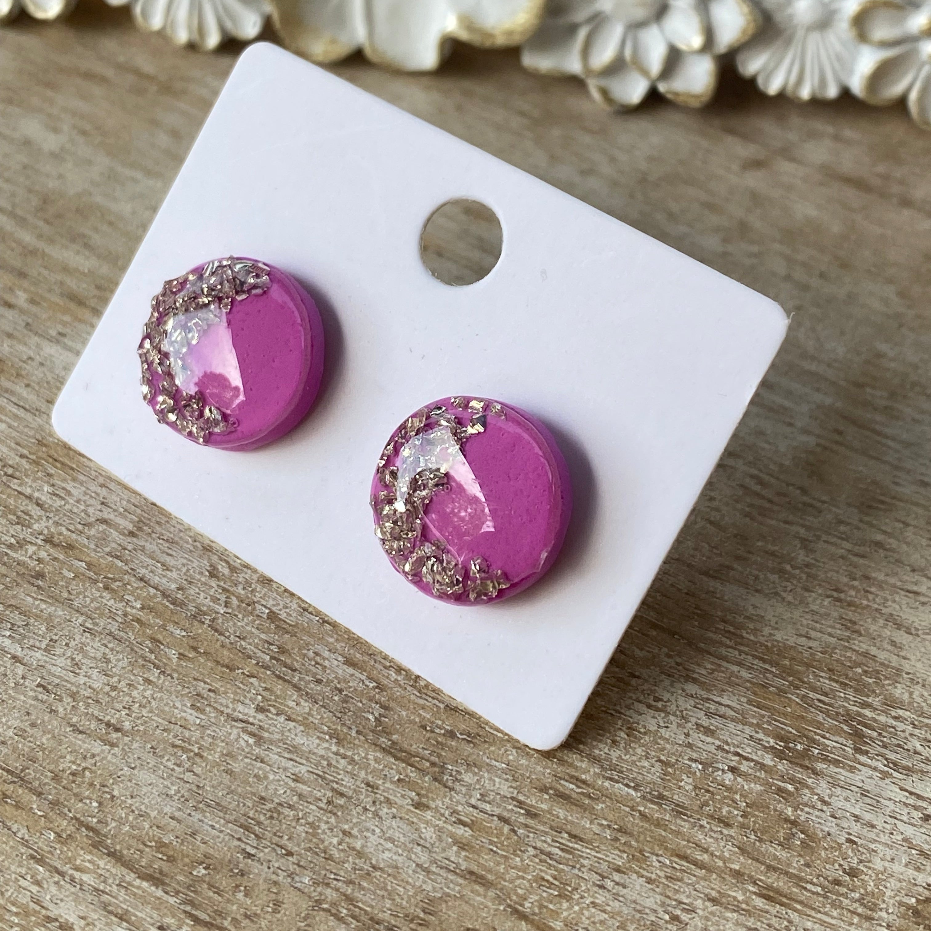 Rainbow Sparkle Studs