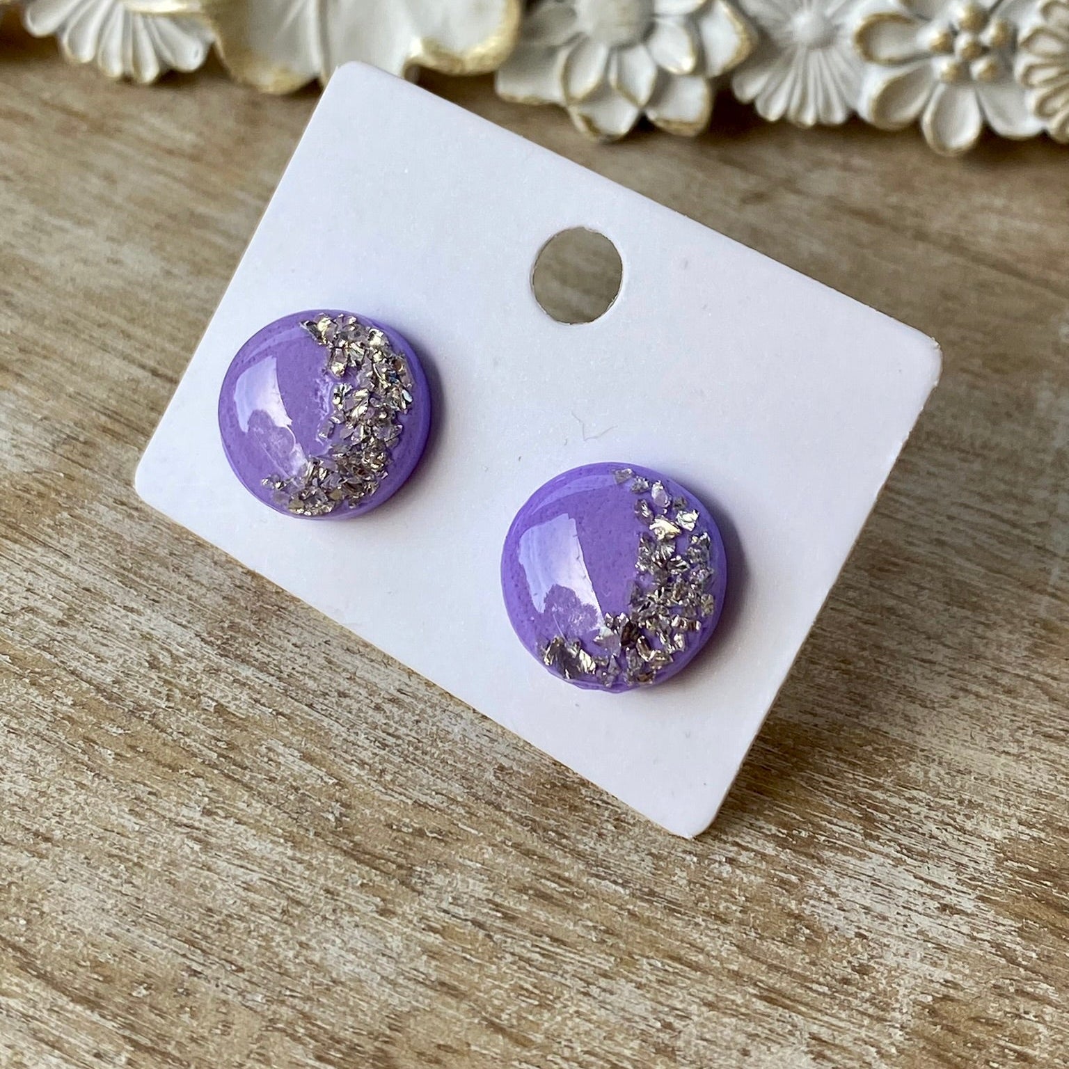 Rainbow Sparkle Studs