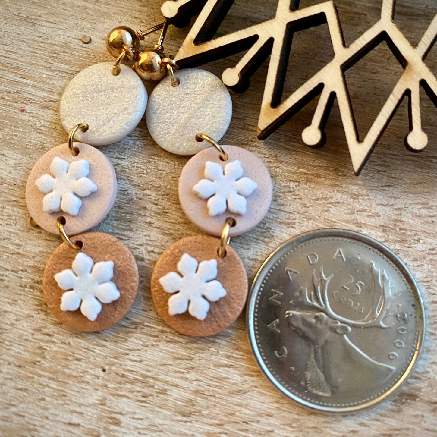 Snowflake Trio Dangles
