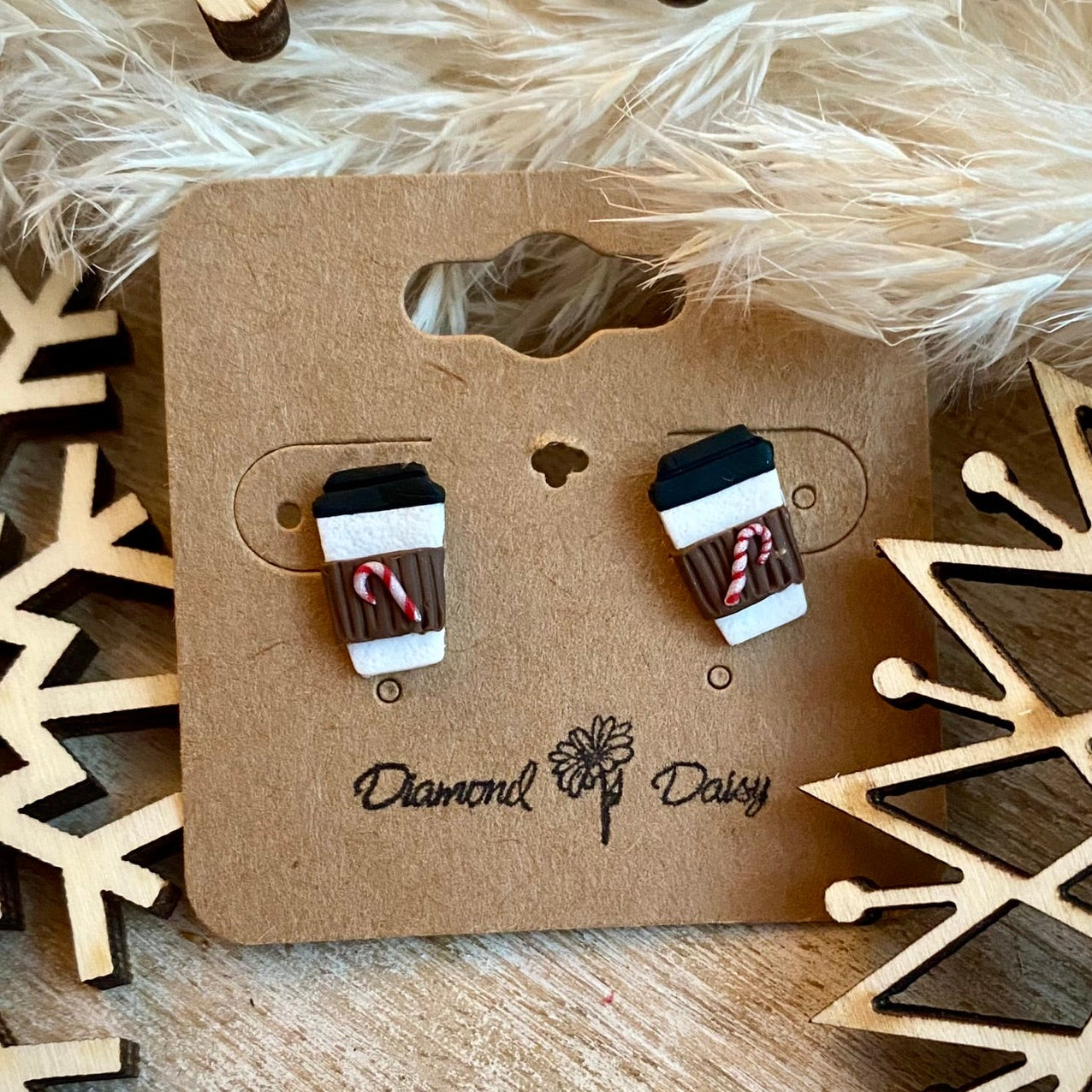 Peppermint Latte Studs