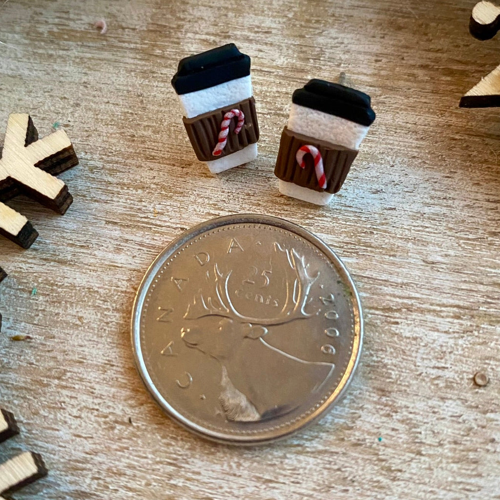 Peppermint Latte Studs