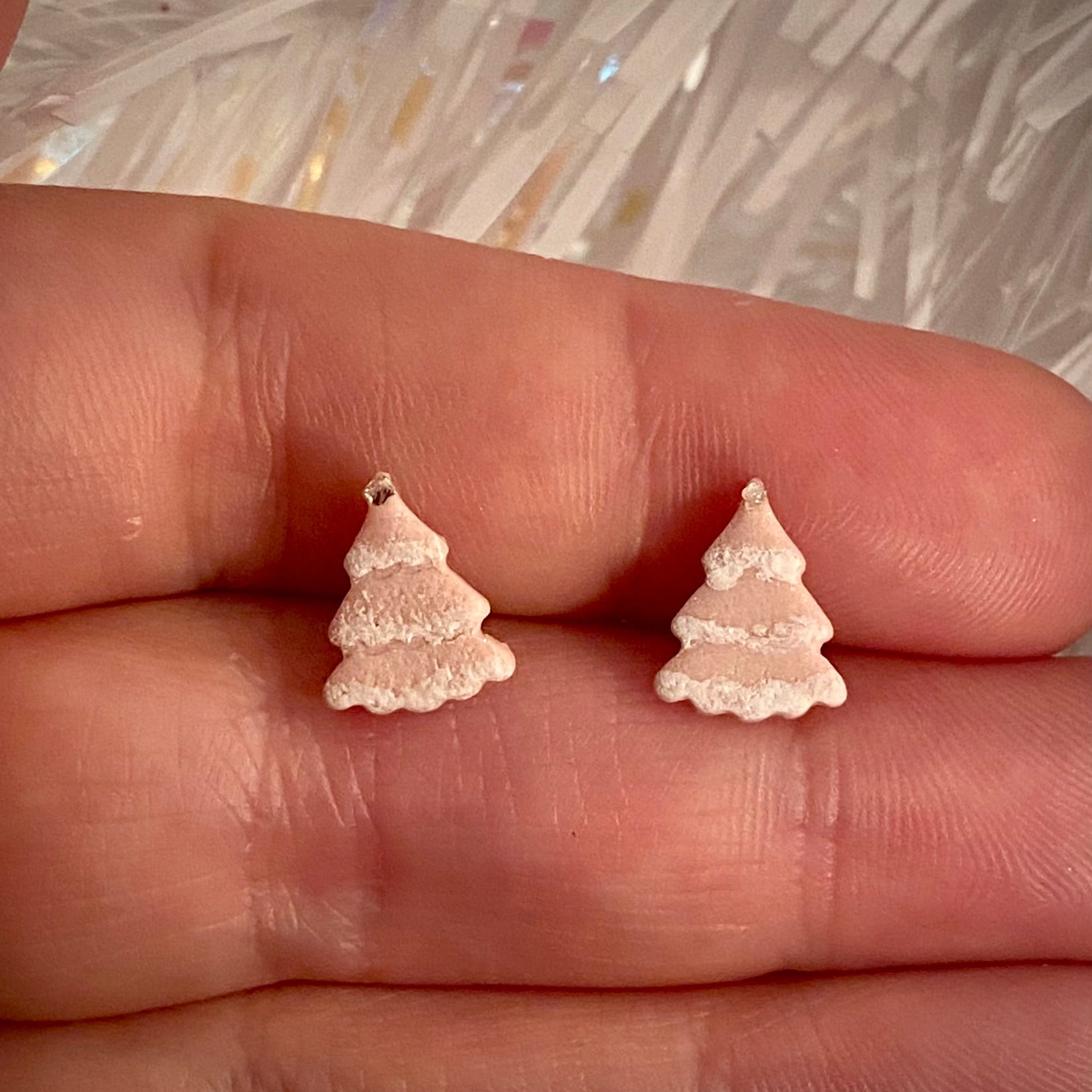 Micro Christmas Tree Stud