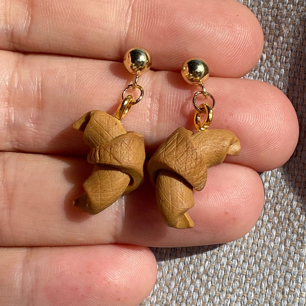 Croissant Dangle Earrings