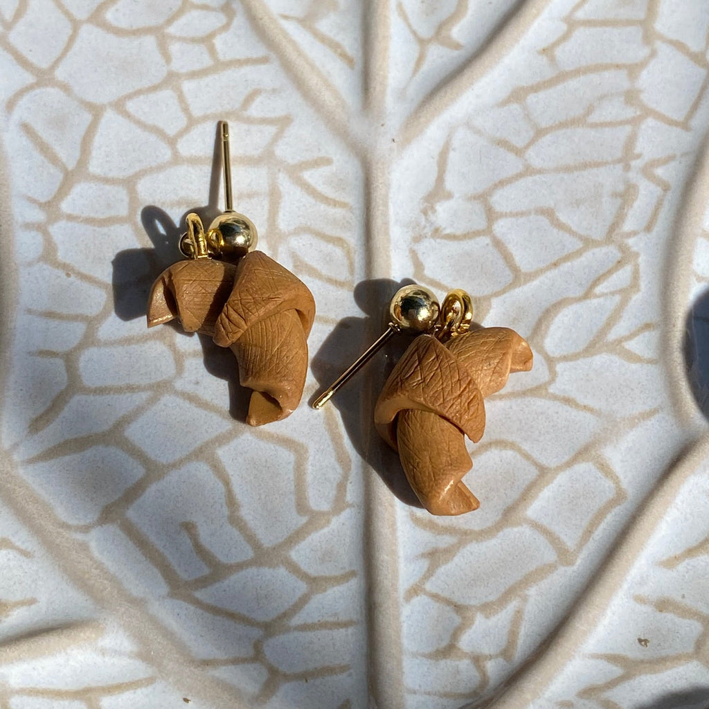 Croissant Dangle Earrings
