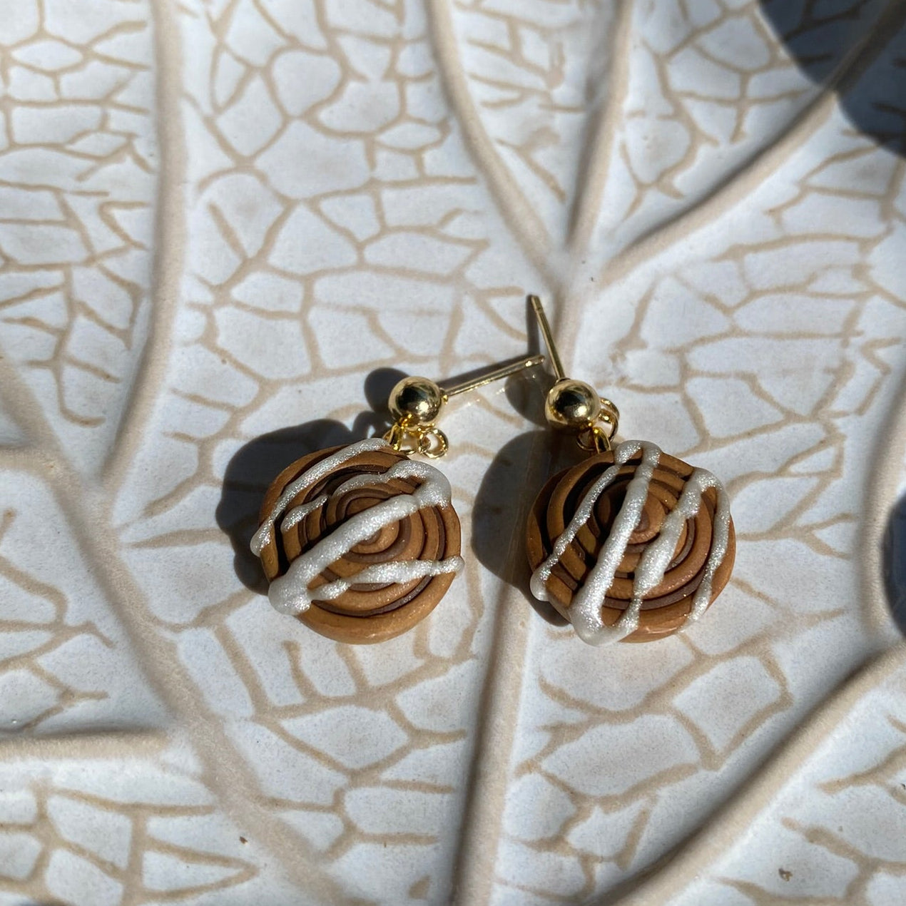 Cinnamon Bun Dangles