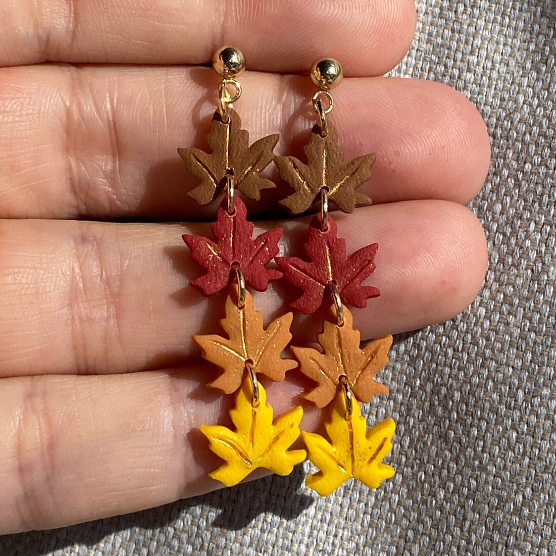Falling Leaves Dangle Earrings