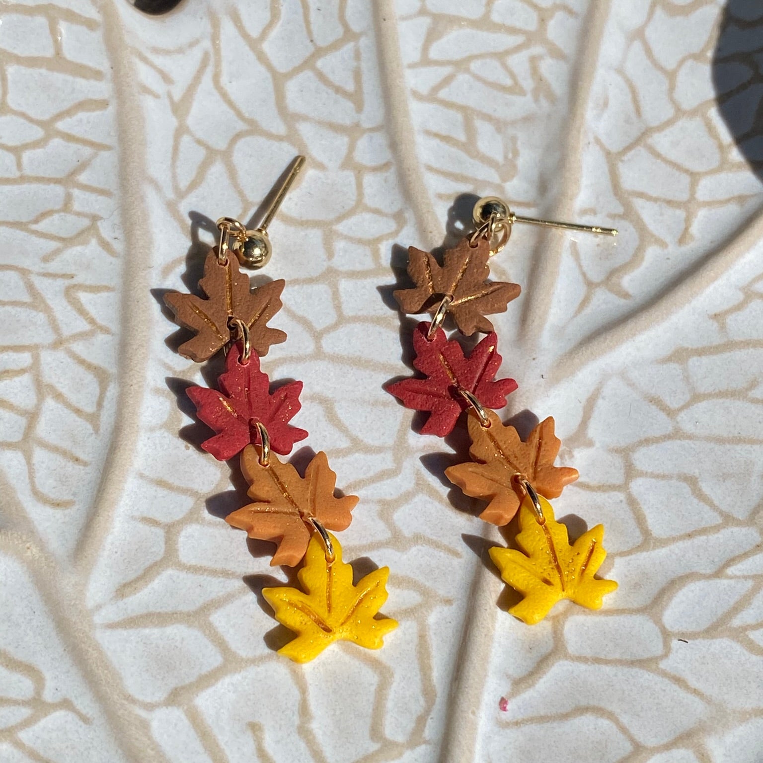Falling Leaves Dangle Earrings
