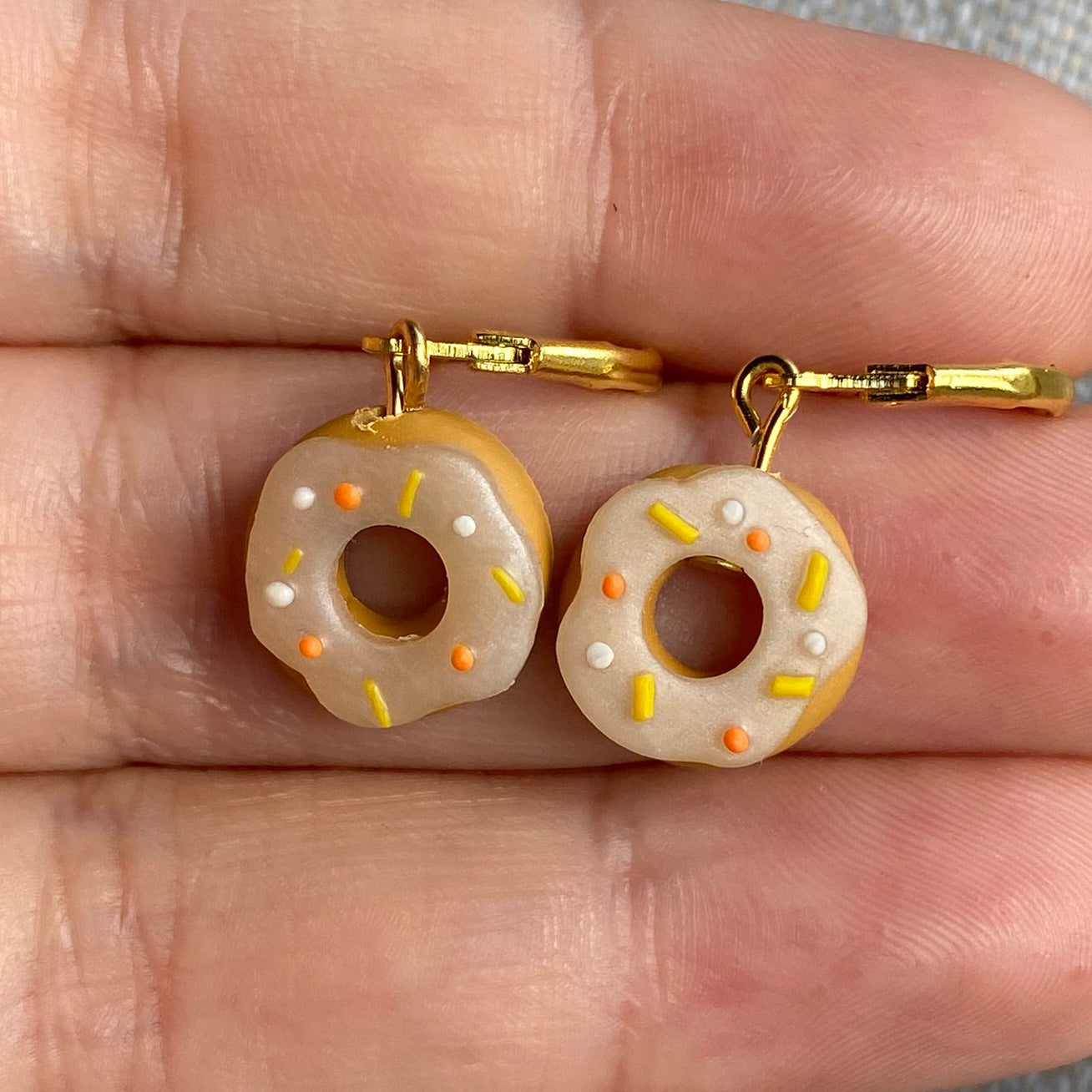 Sprinkle Donut Dangles