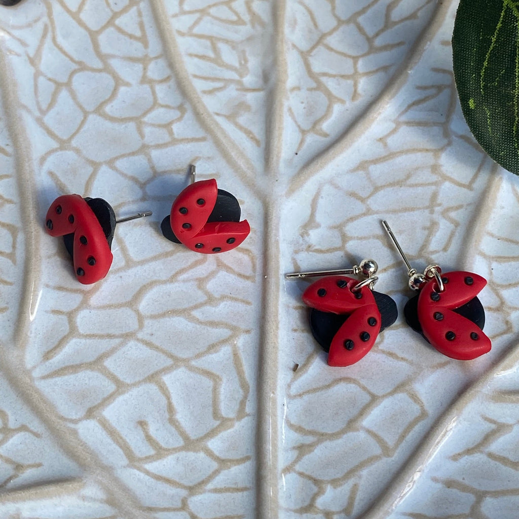 Mini Ladybug Earrings