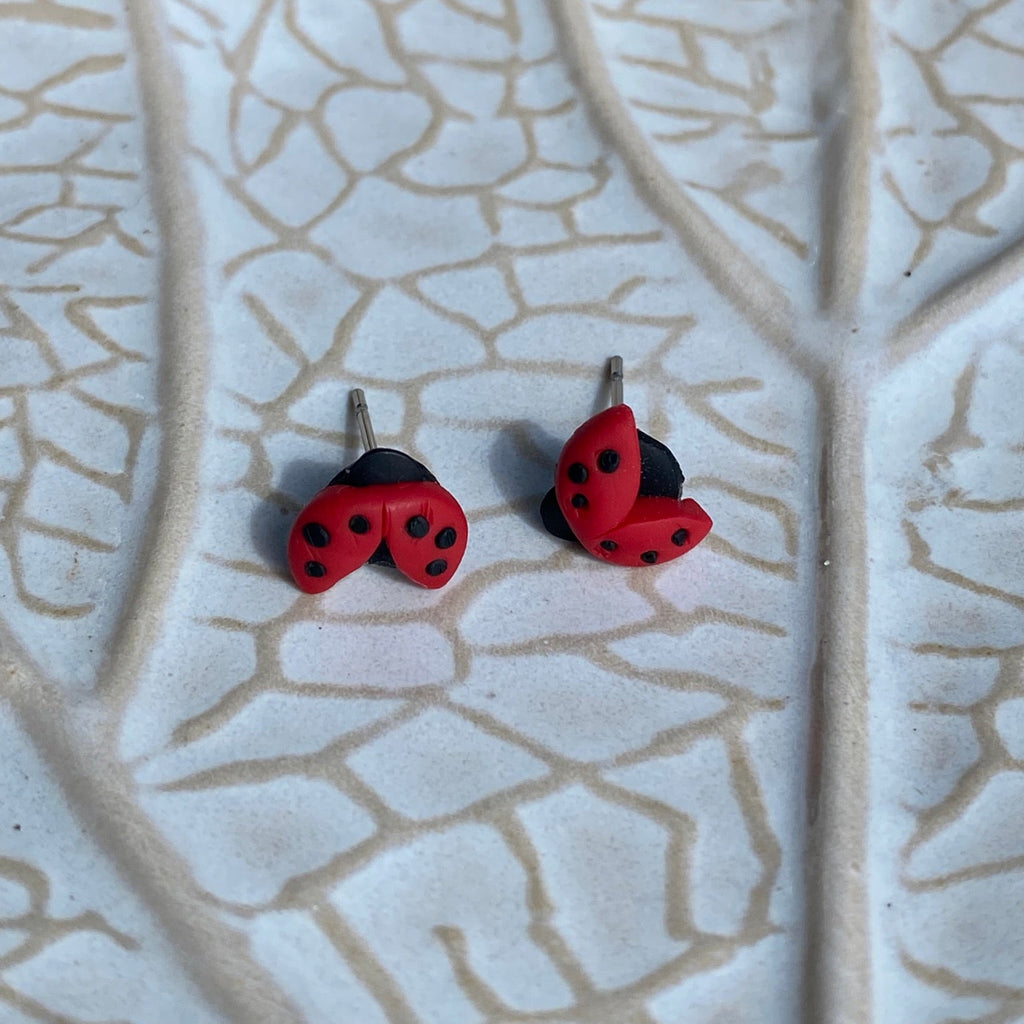 Micro Ladybug Studs