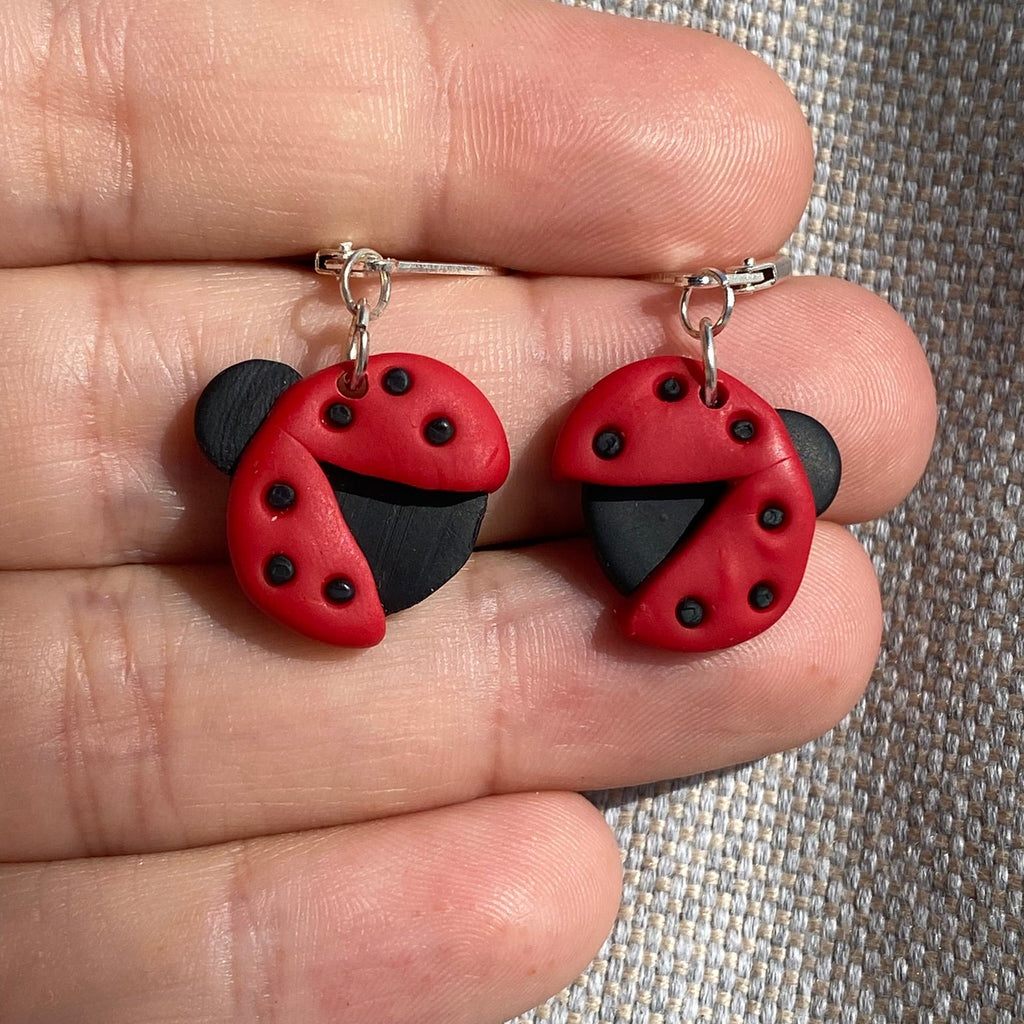 Large Ladybug Dangles