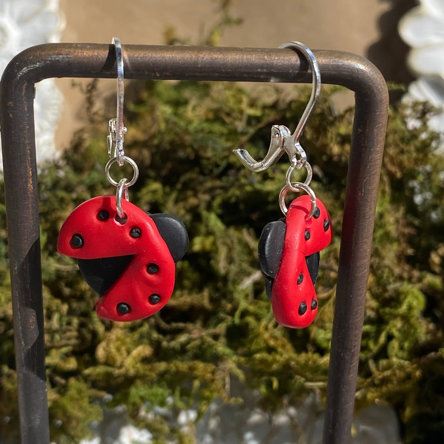 Large Ladybug Dangles