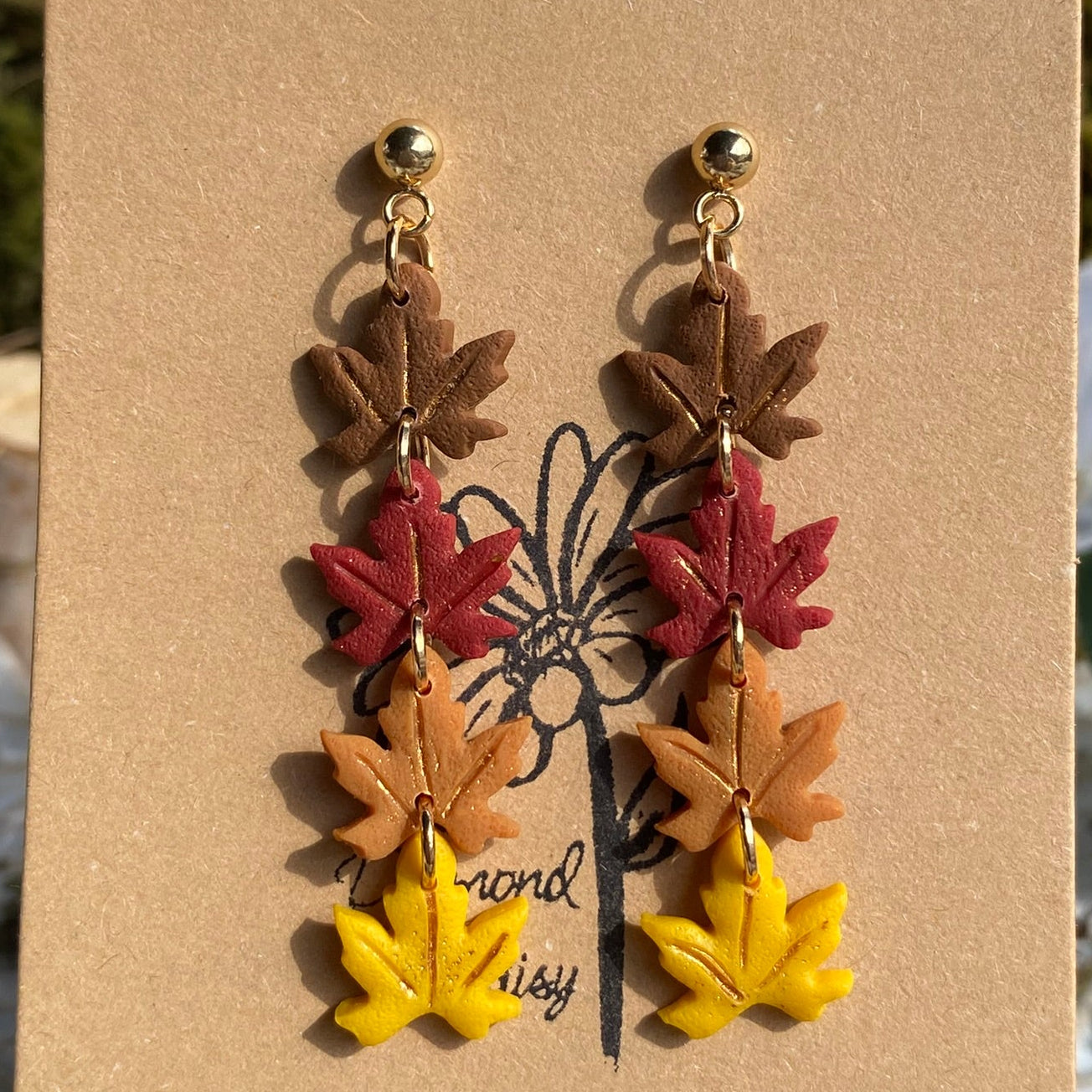 Falling Leaves Dangle Earrings