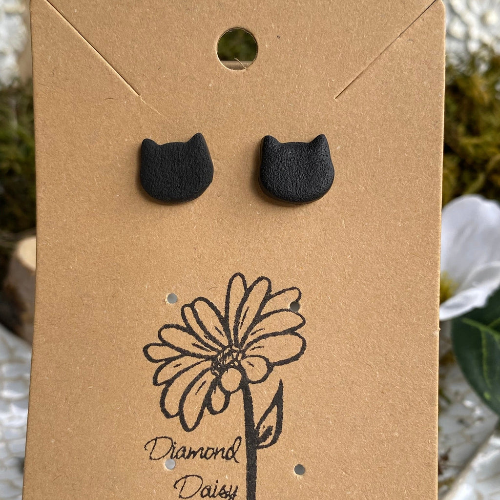 Black Cat Studs