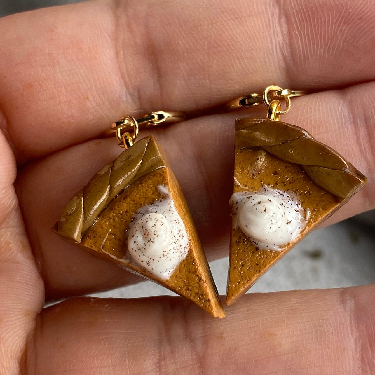 Pumpkin Pie Dangles