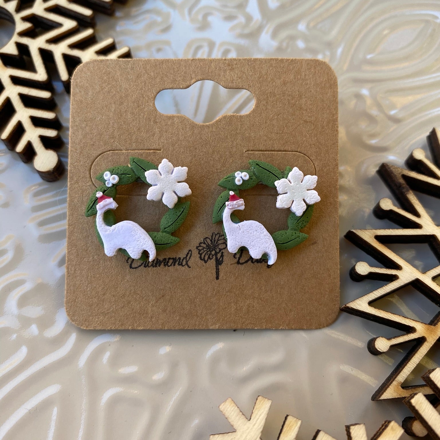 Christmas Dino Wreaths