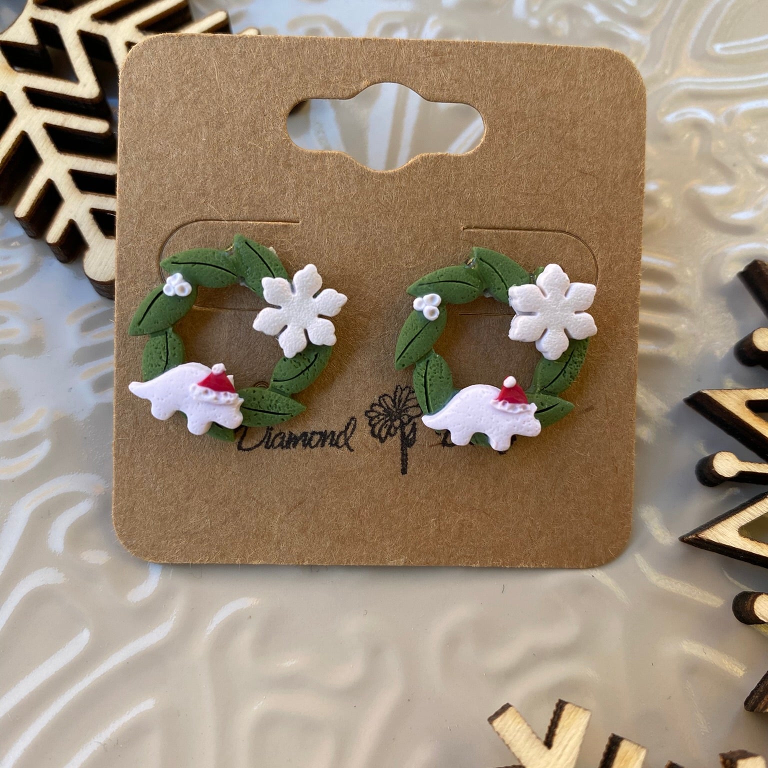 Christmas Dino Wreaths