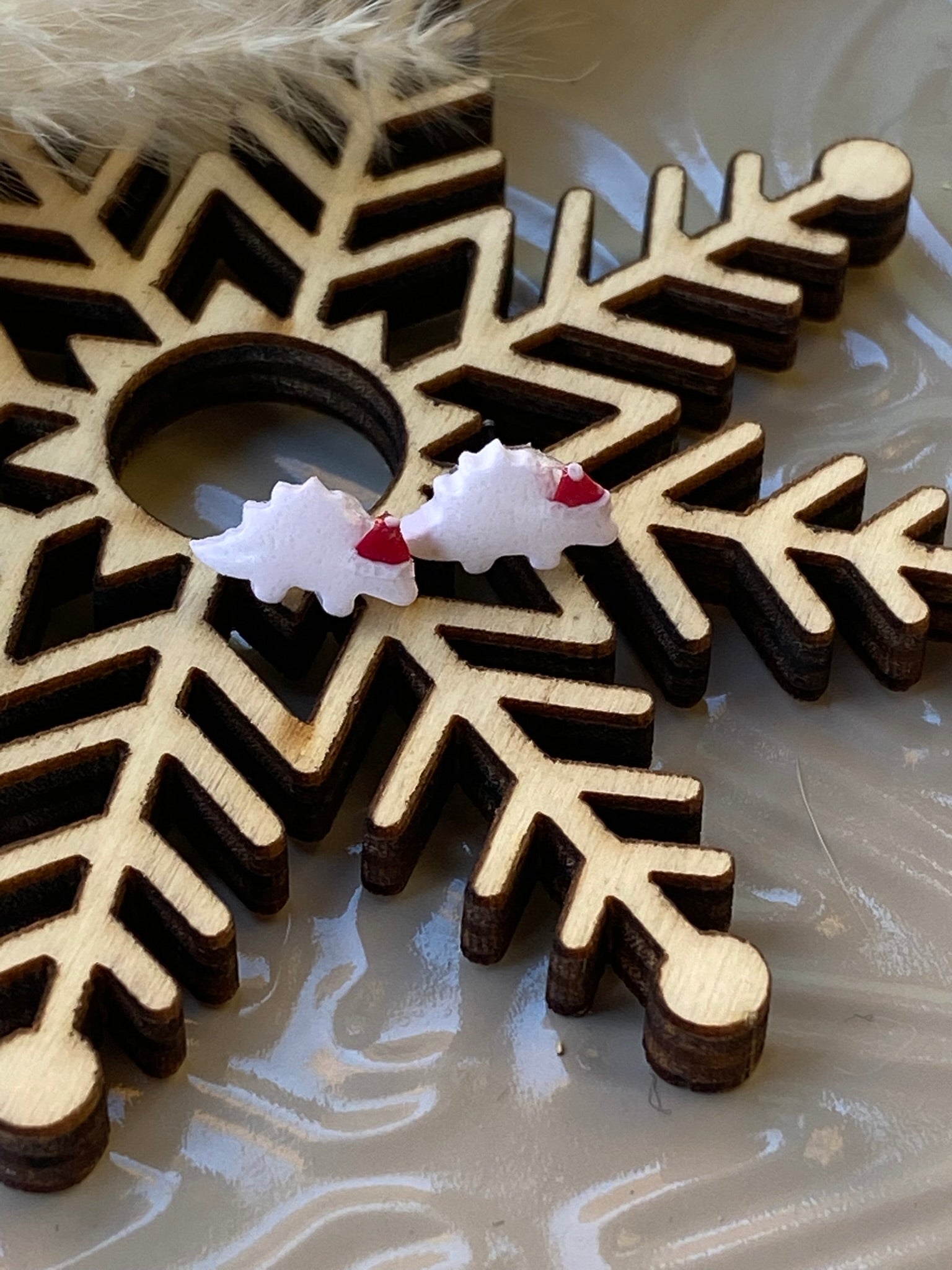 Christmas Micro Dino Studs