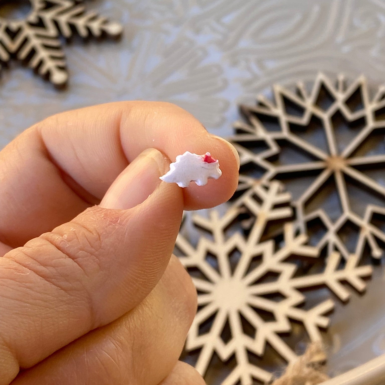 Christmas Micro Dino Studs