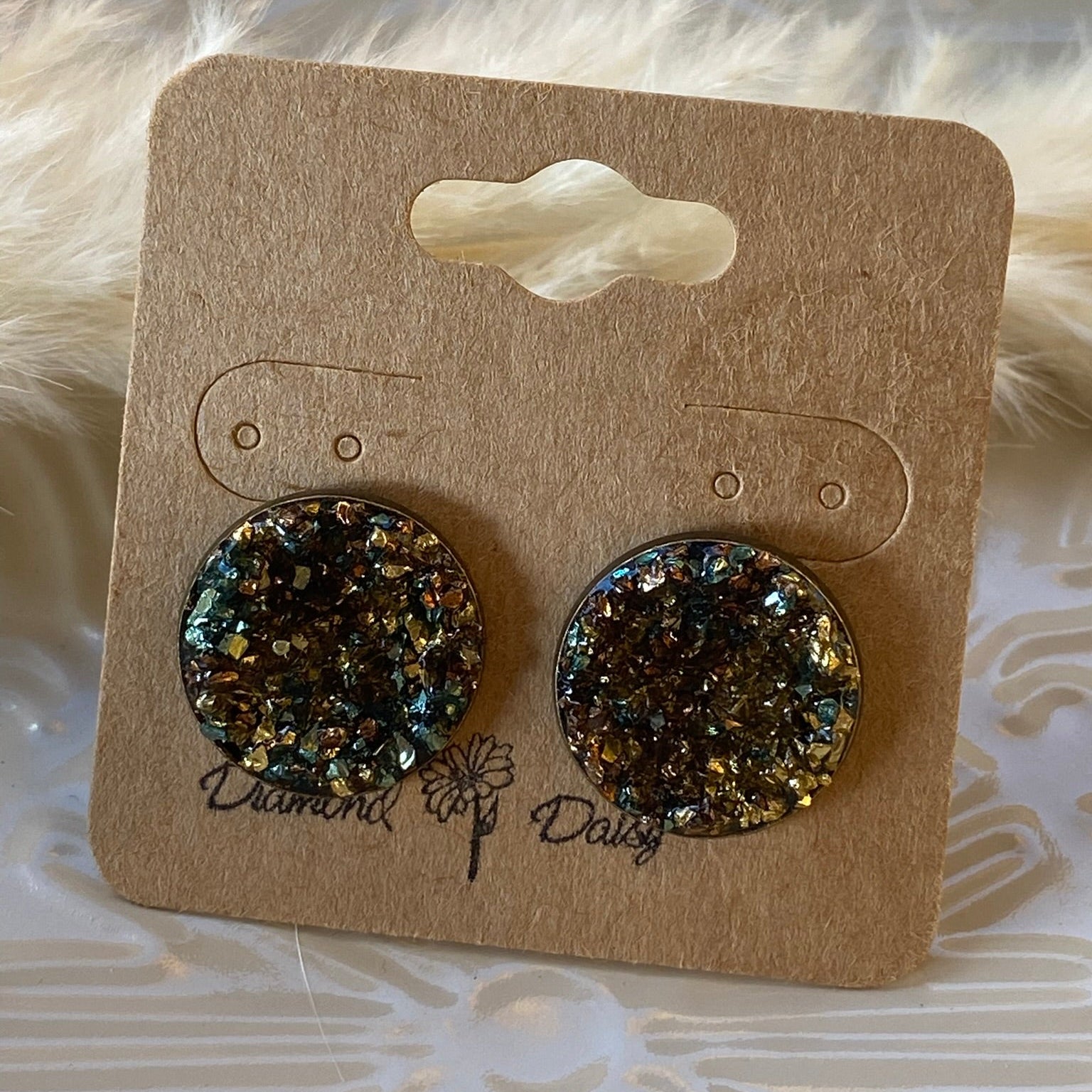 Druzy Cuff Links