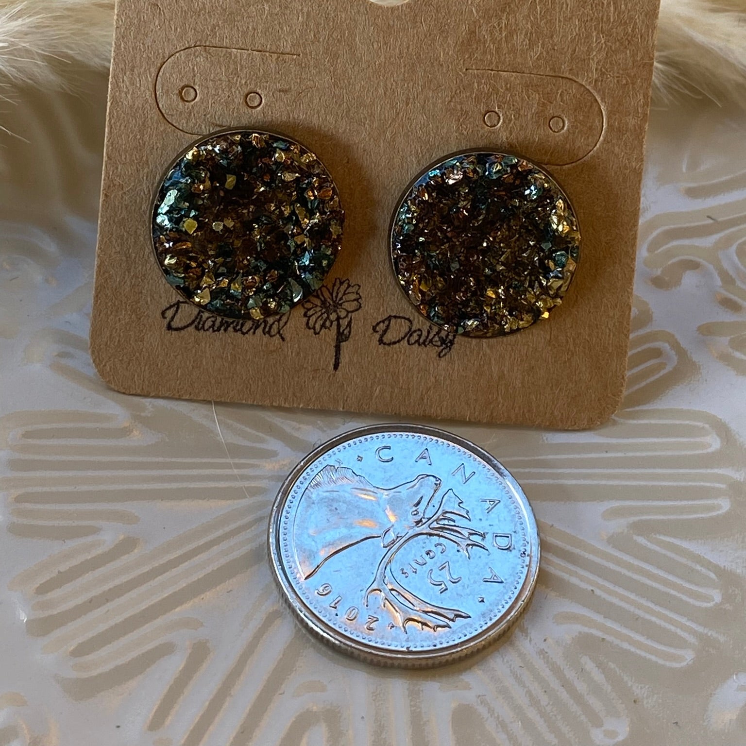 Druzy Cuff Links