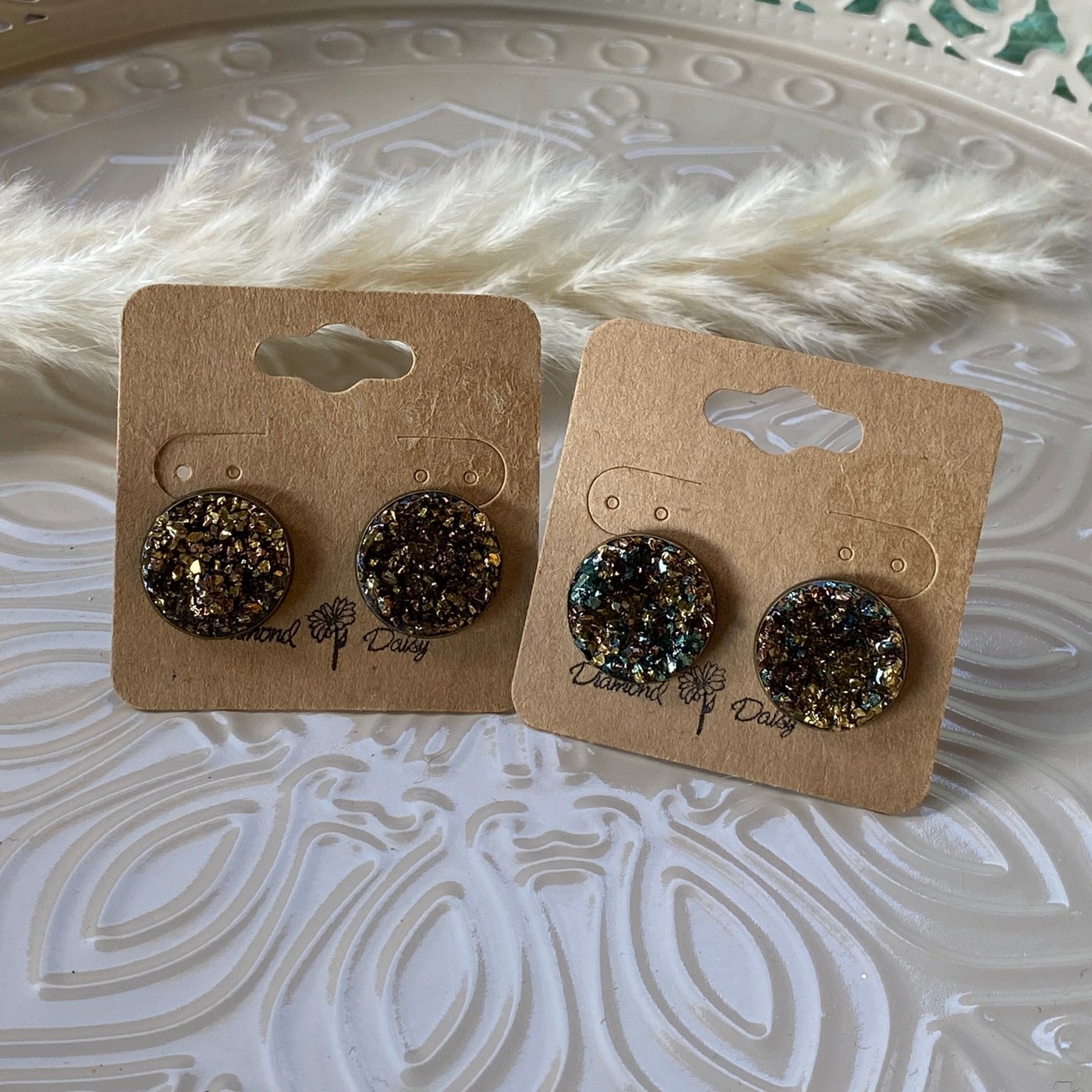 Druzy Cuff Links