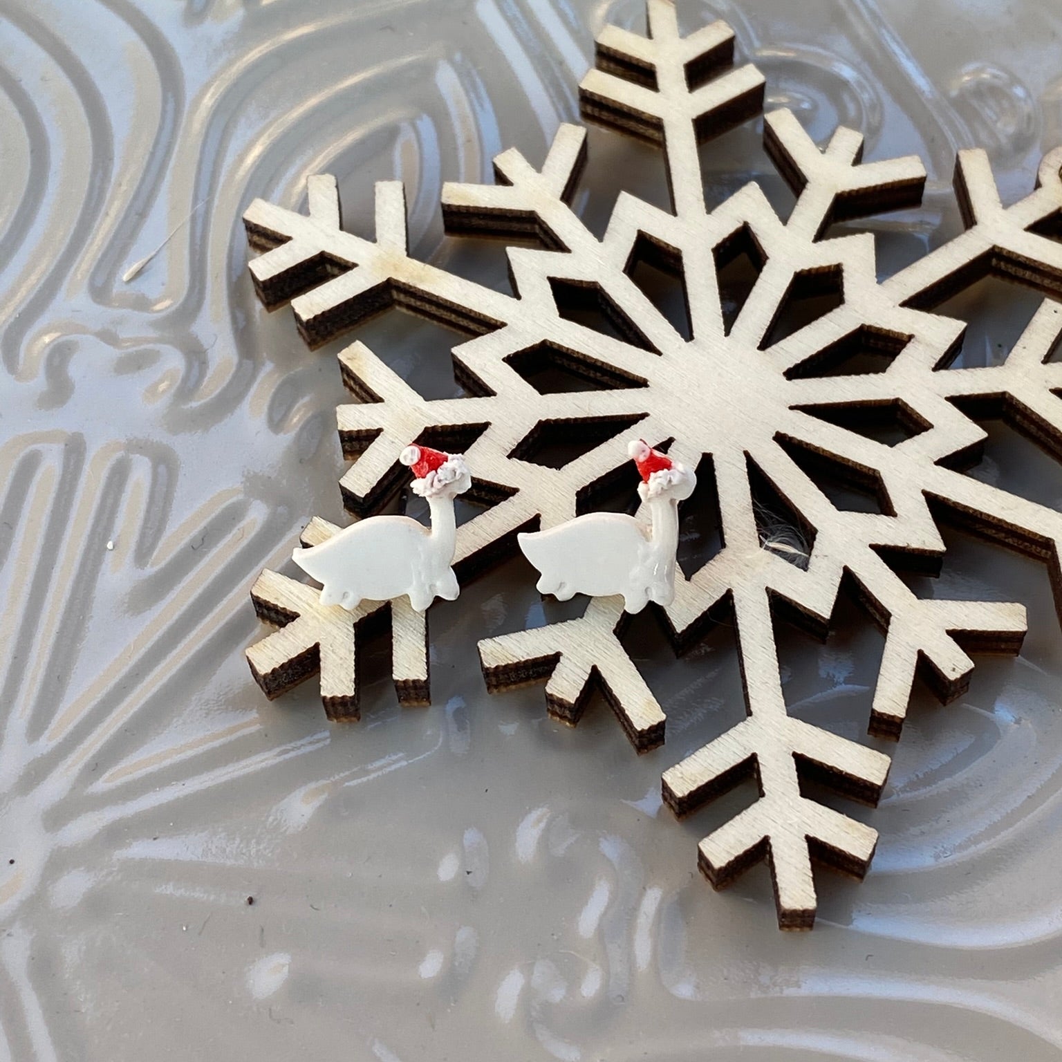 Christmas Micro Dino Studs