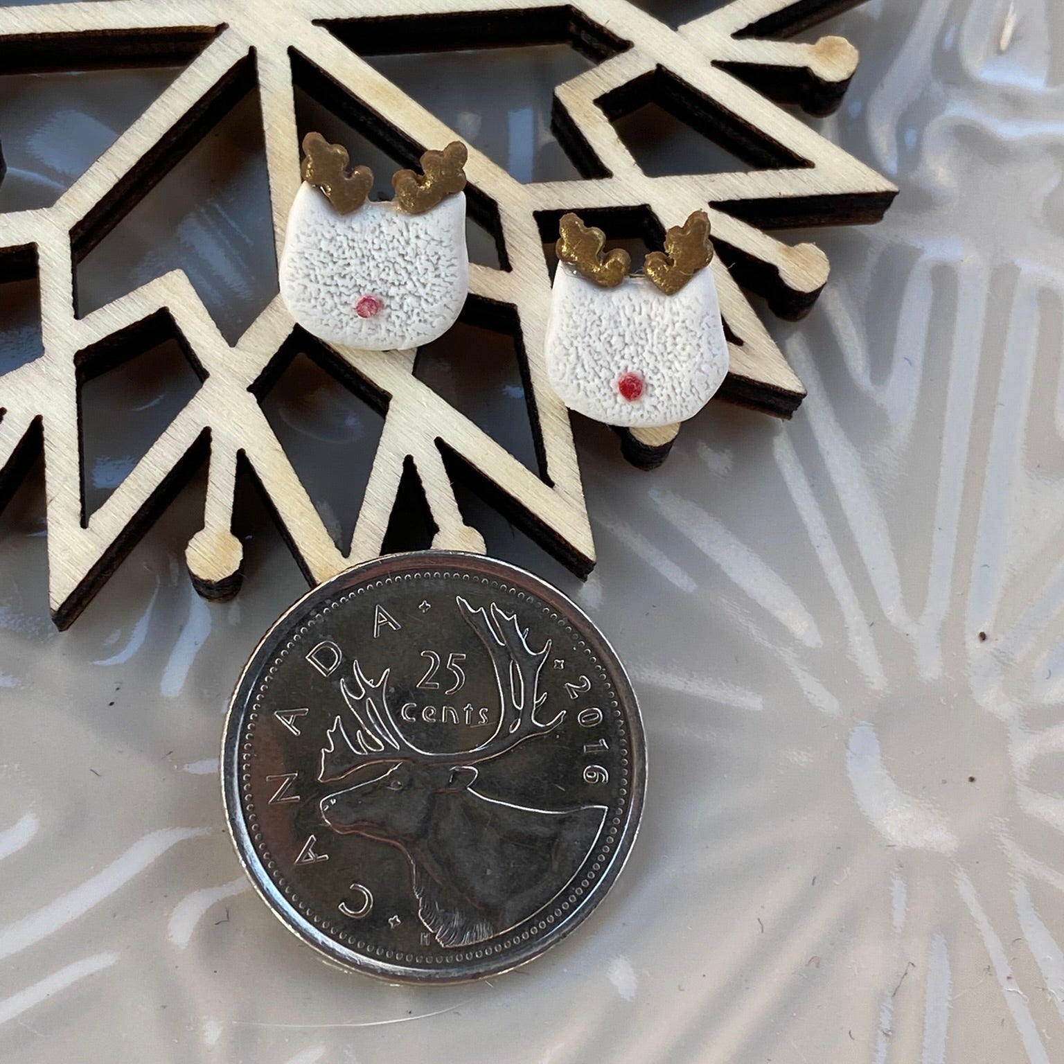 Reindeer Kitten Studs