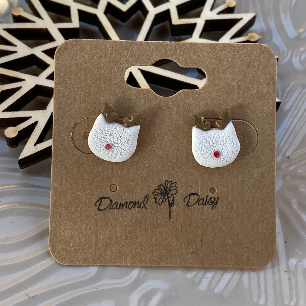 Reindeer Kitten Studs