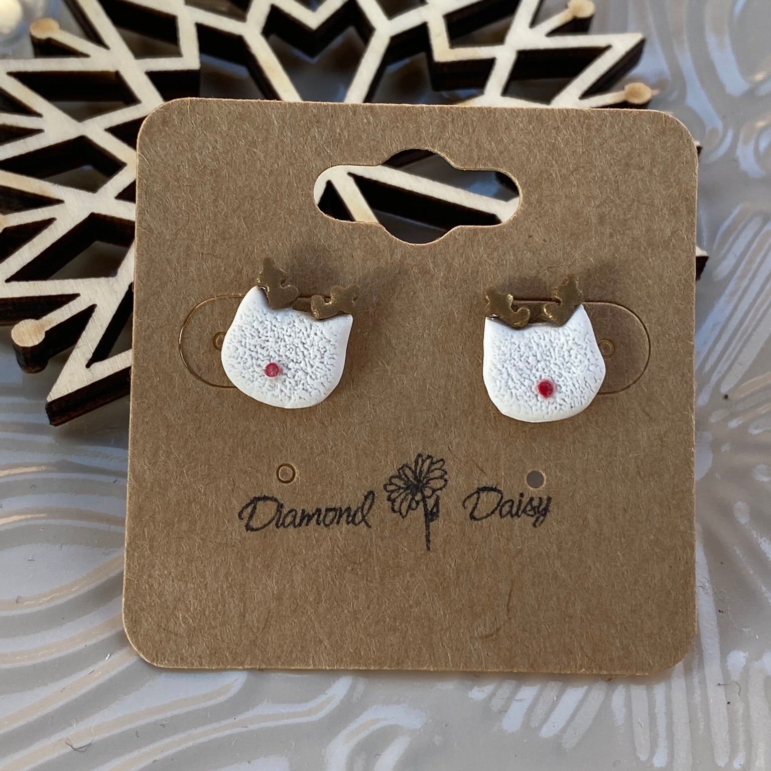 Reindeer Kitten Studs
