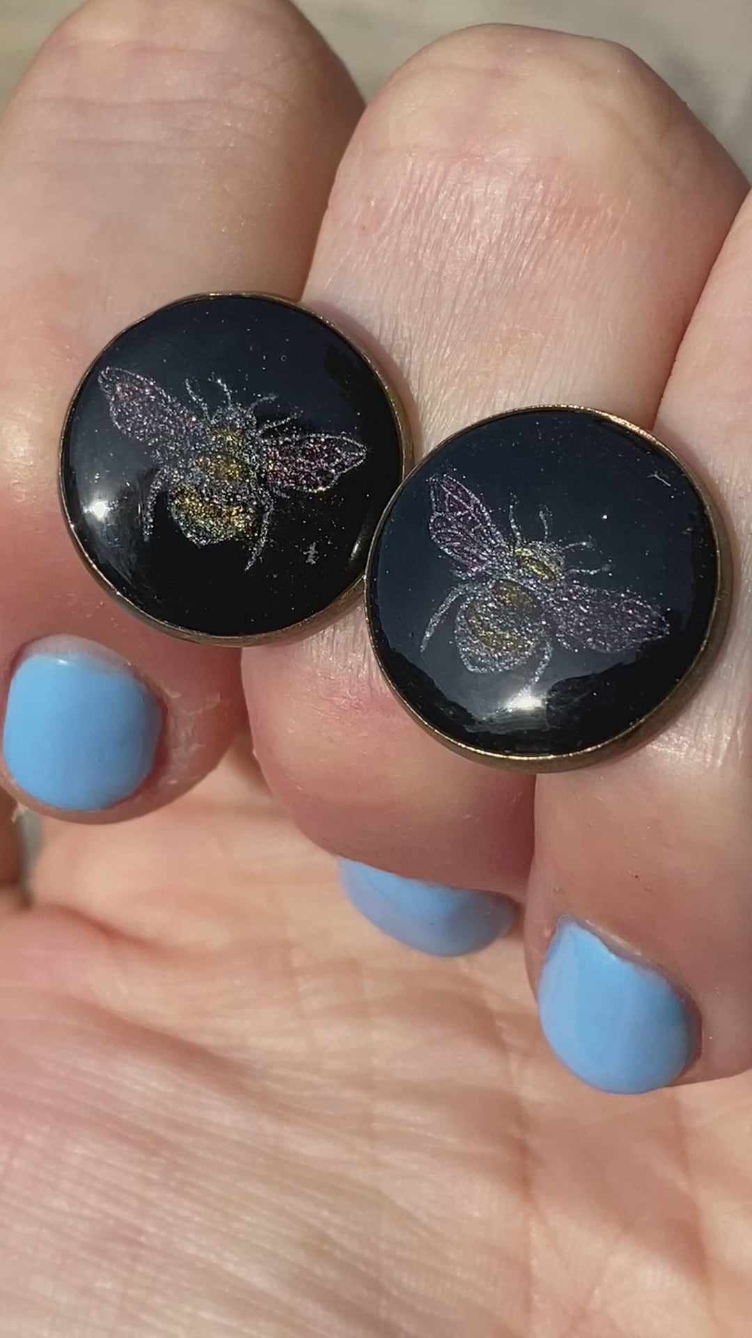 Bumblebee Cuff Links