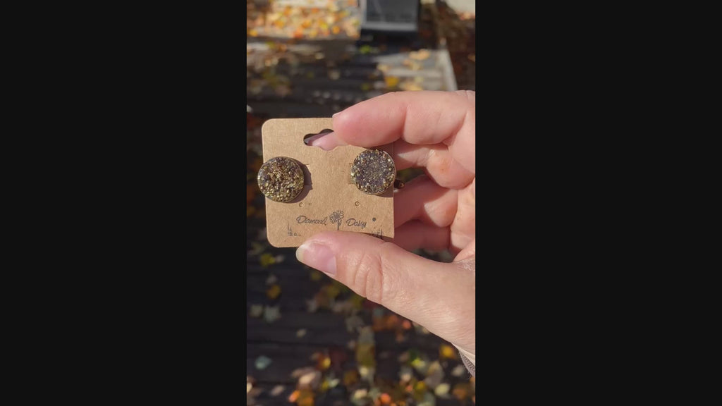 Druzy Cuff Links