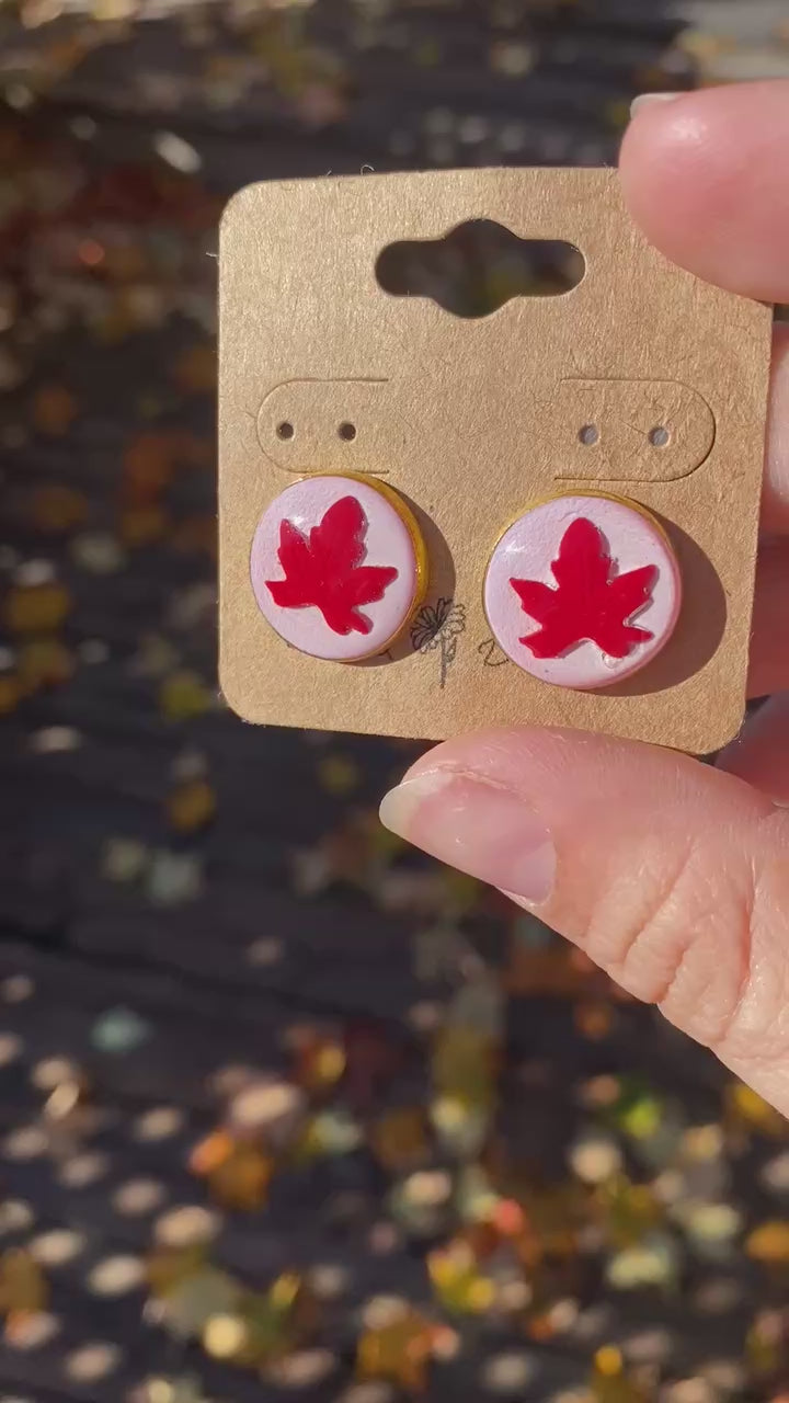 Maple Leaf Cuff Links