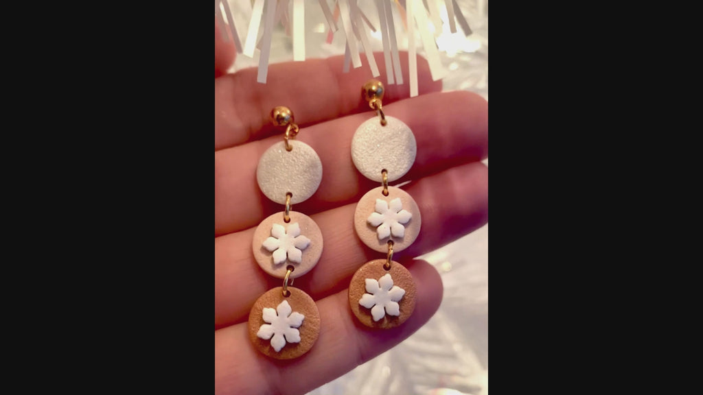 Snowflake Trio Dangles